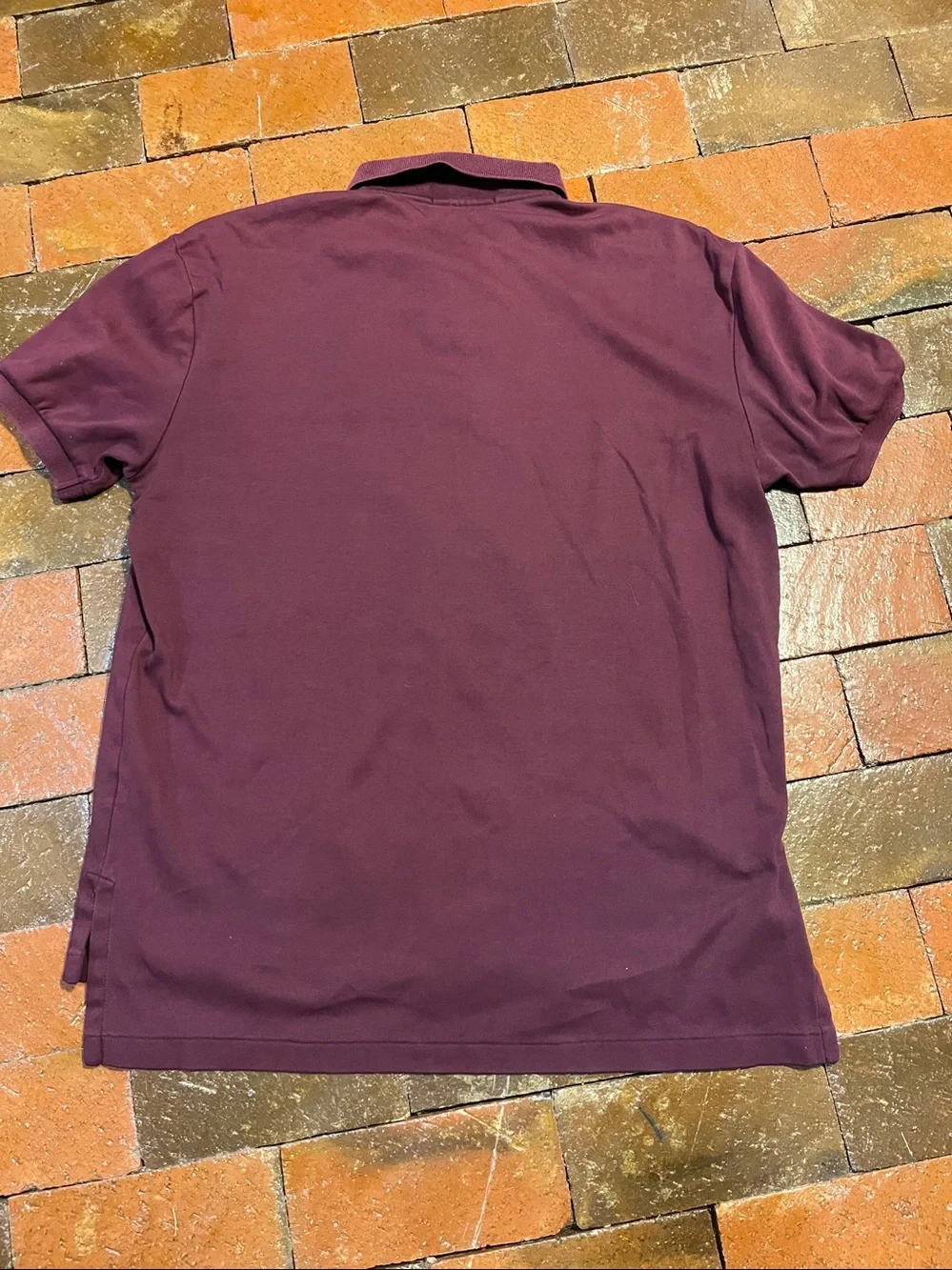 Vintage Polo by Ralph Lauren men MEDIUM short sleeve purple, 3383